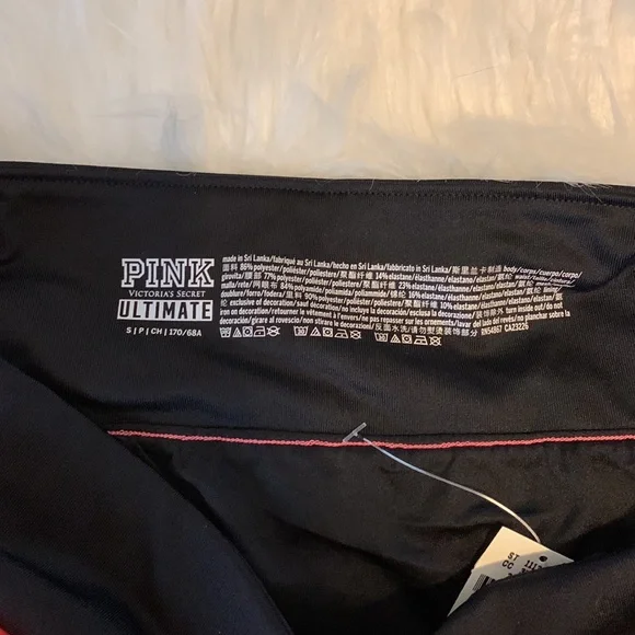 New Victoria’s Secret PINK VS PINK Ultimate Shorts! Hot Pink & Black. Small. NWT - Picture 4 of 4